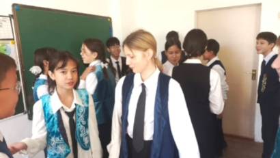 20 октября 2025 года школьный психолог Касимова Г.К. провела тренинг с учениками 7С класса на тему «Подростки современного мира» «Конфликтные пути его решения». 